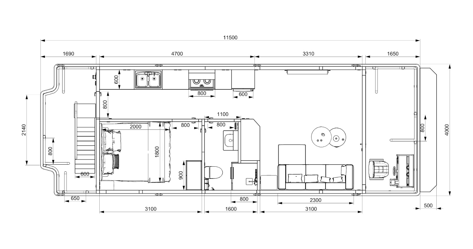 Layout Piano Superiore