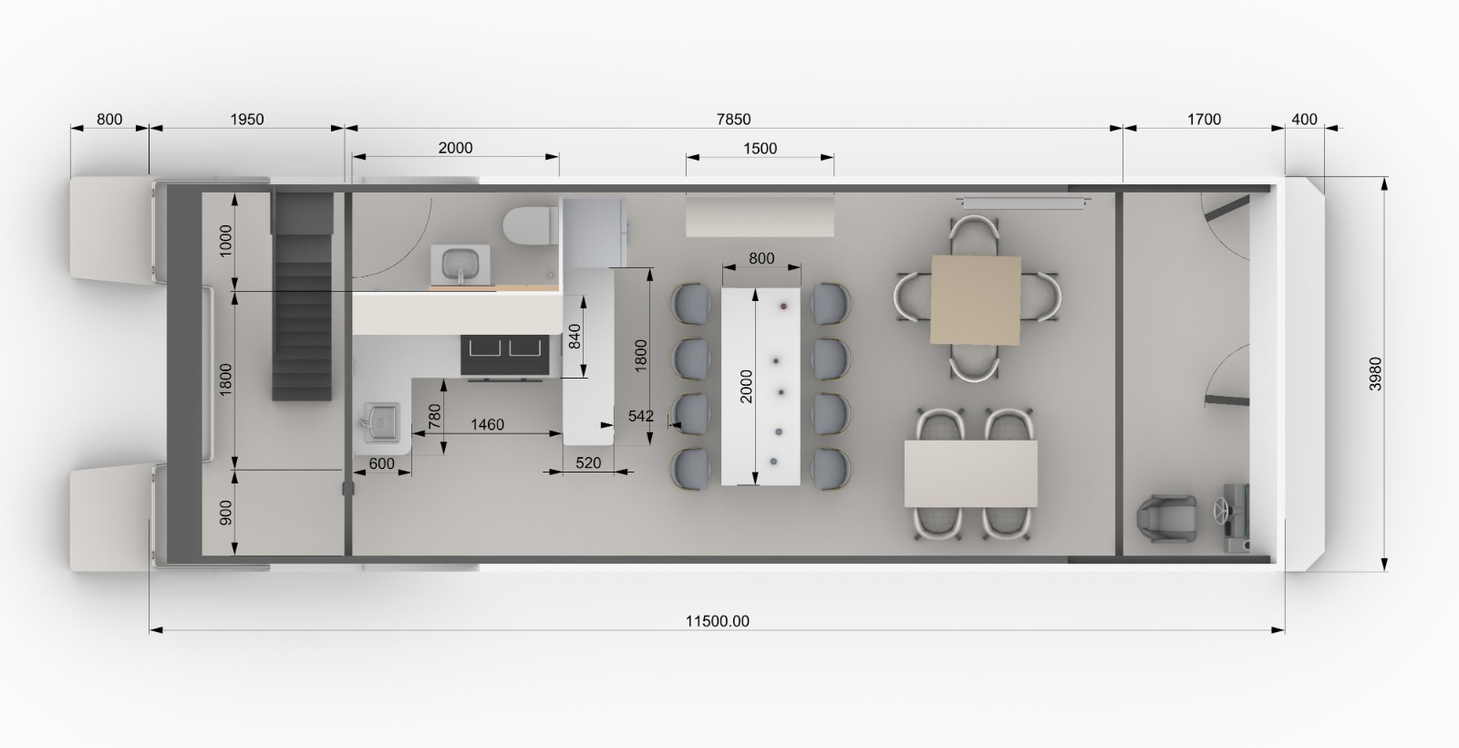Layout Piano Terra